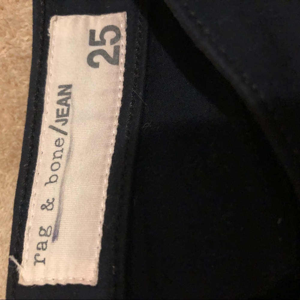 Rag & Bone black cotton pants /leggings